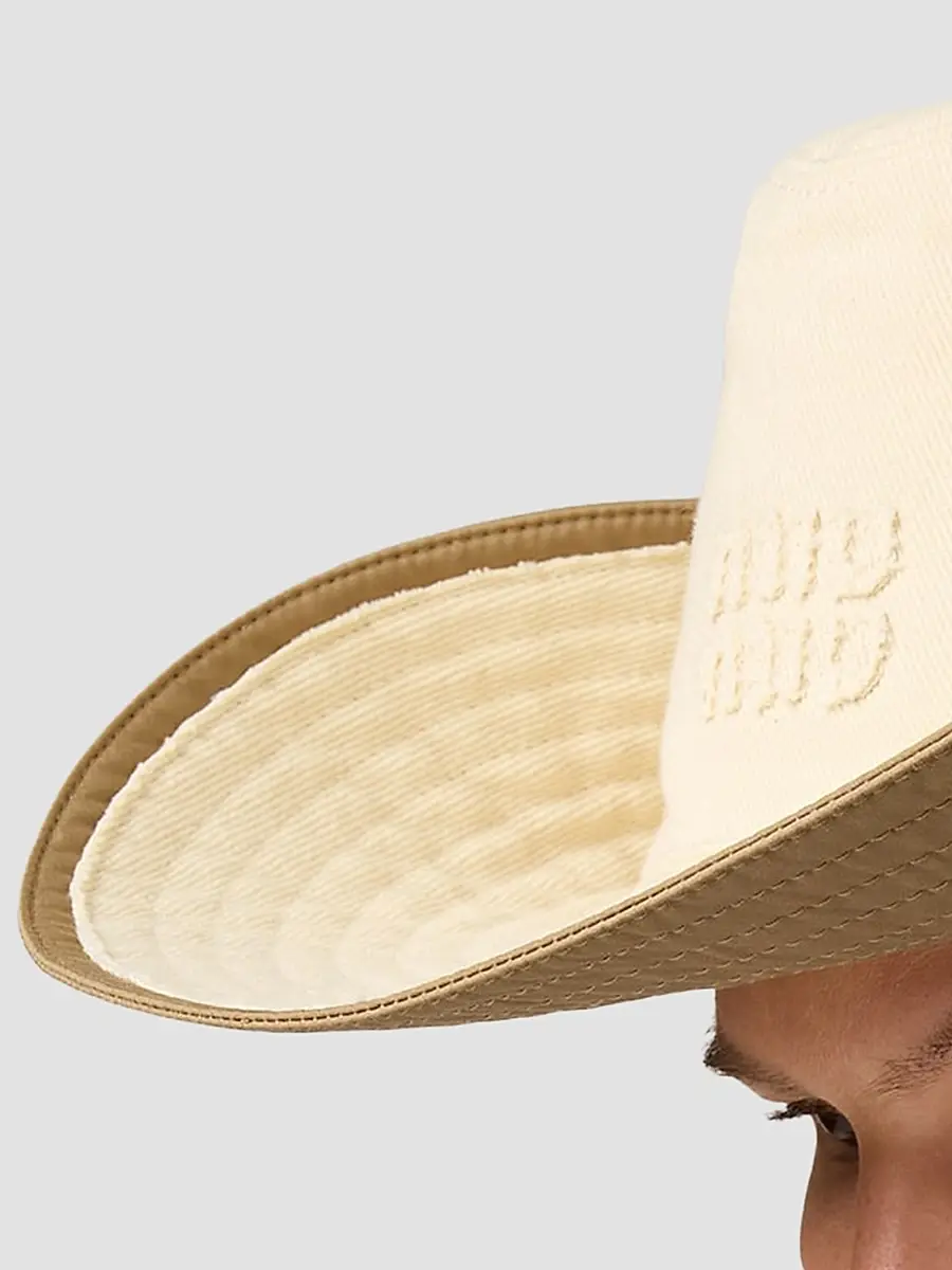 Miu Miu Women's Drill Cowboy Hat | Thumbnail 3 Miu Miu Women's Drill Cowboy Hat | Thumbnail 3