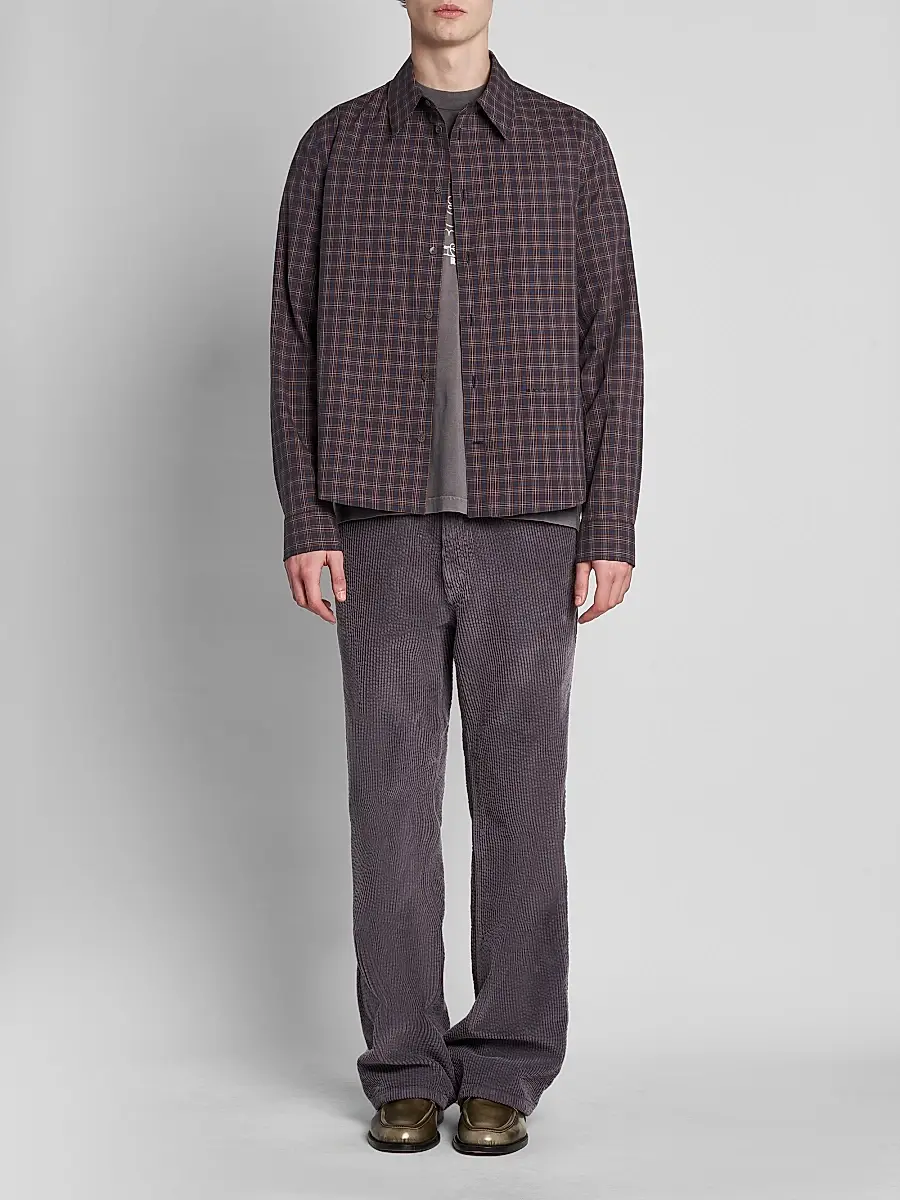 Marni Men's Plaid Cotton Shirt | Thumbnail 2 Marni Men's Plaid Cotton Shirt | Thumbnail 2