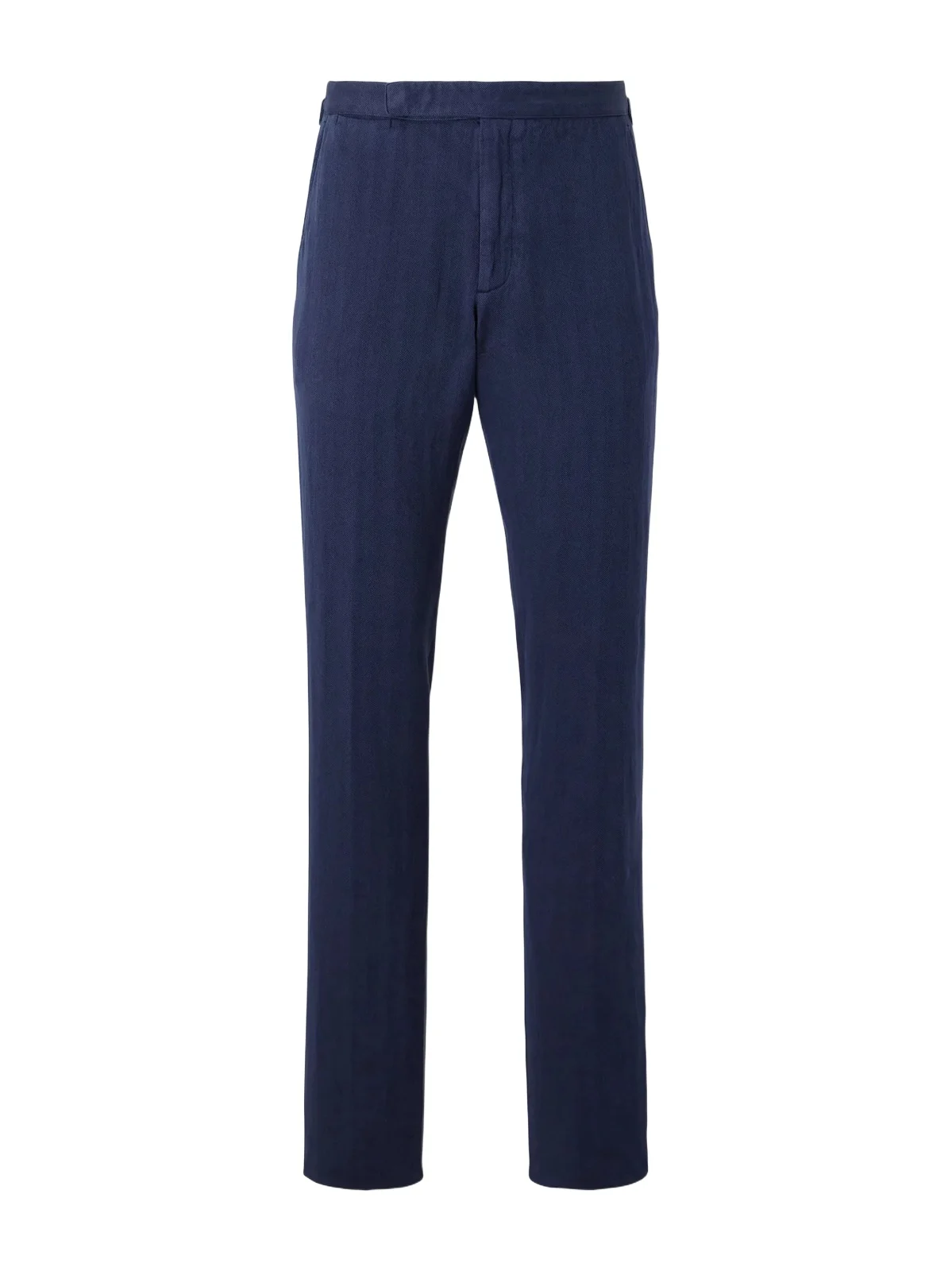 Gregory Straight-Leg Herringbone Cotton and Linen-Blend Trousers - Men Gregory Straight-Leg Herringbone Cotton and Linen-Blend Trousers - Men