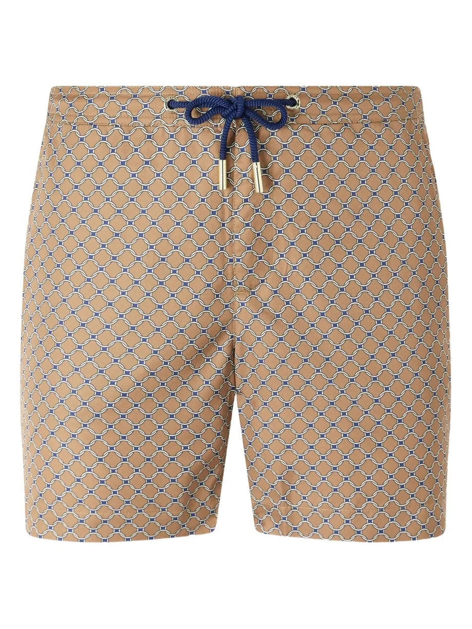 Orlebar Brown Bulldog Straight-Leg Mid-Length Printed Swim Shorts - Men