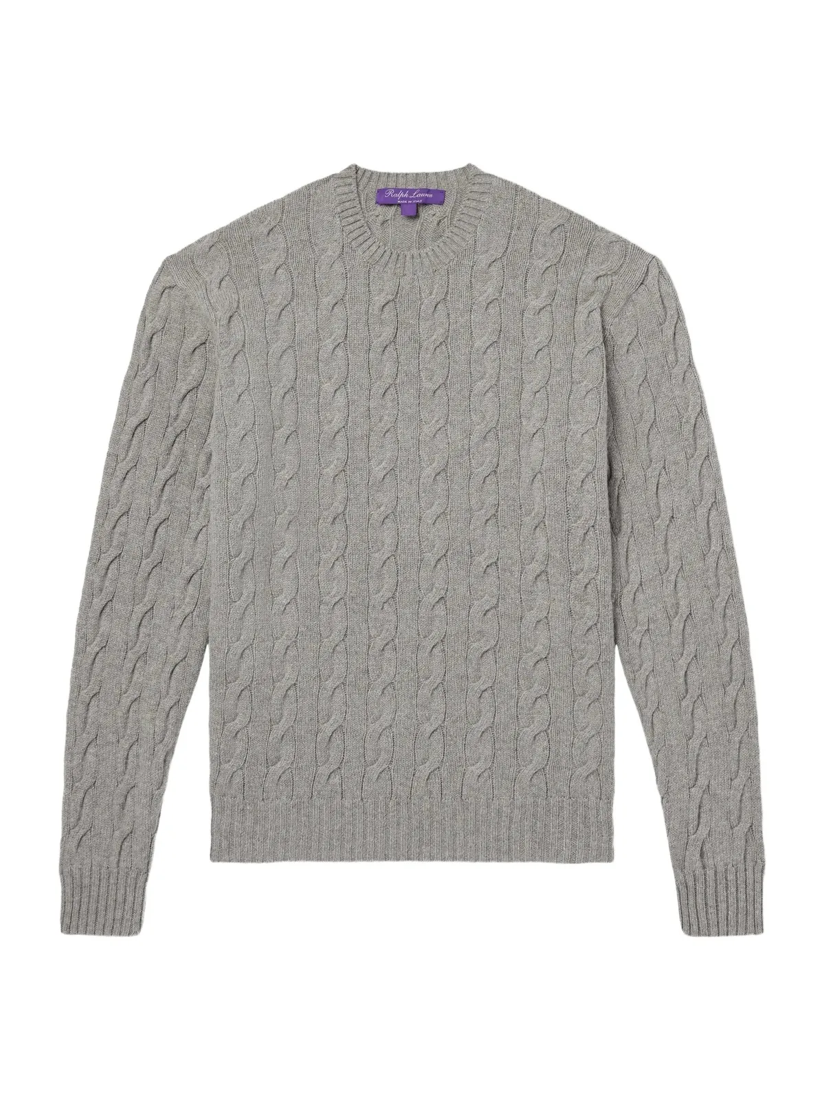Cashmere Cable-Knit Sweater - Men Cashmere Cable-Knit Sweater - Men