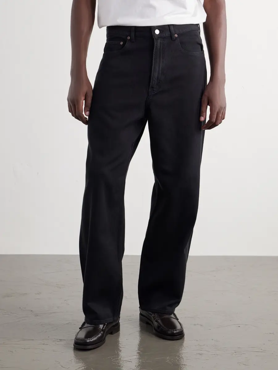 A.PRESSE Straight-Leg Cotton and Silk-Blend Piqué Trousers - Men | Thumbnail 3 A.PRESSE Straight-Leg Cotton and Silk-Blend Piqué Trousers - Men | Thumbnail 3