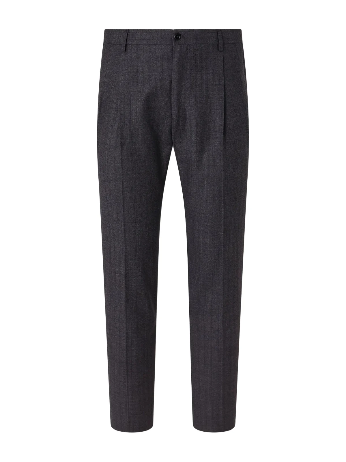 Straight-Leg Pleated Pinstriped Virgin Wool Trousers - Men Straight-Leg Pleated Pinstriped Virgin Wool Trousers - Men