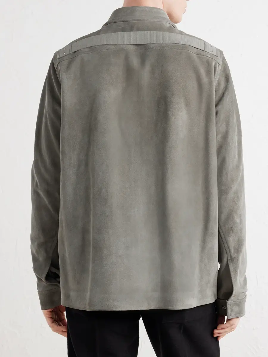 Rick Owens Brad Suede Jacket - Men | Thumbnail 4 Rick Owens Brad Suede Jacket - Men | Thumbnail 4