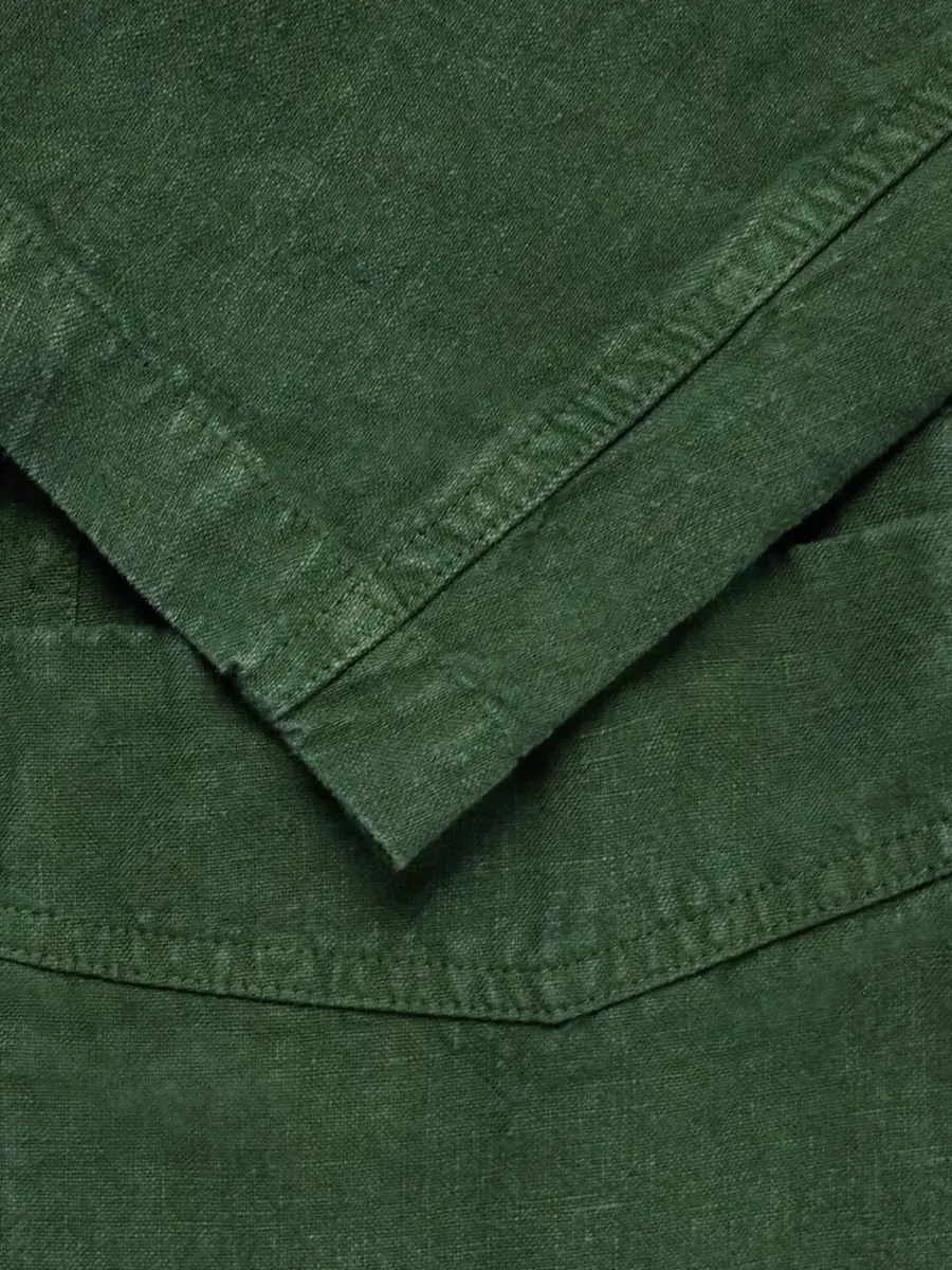 Drake's Games Double-Breasted Linen Blazer - Men | Thumbnail 6