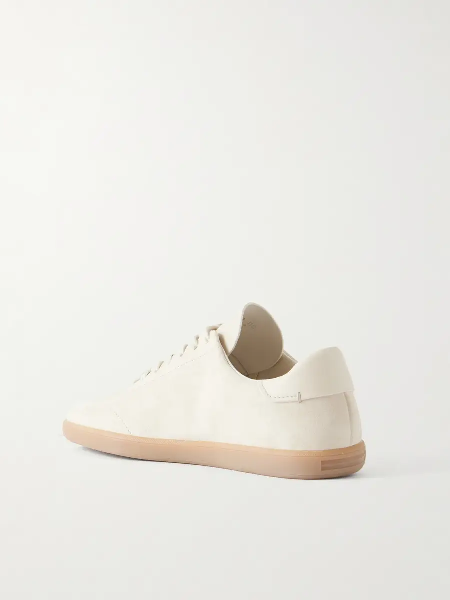 Zegna 232 Leather-Trimmed Suede Sneakers - Men | Thumbnail 4