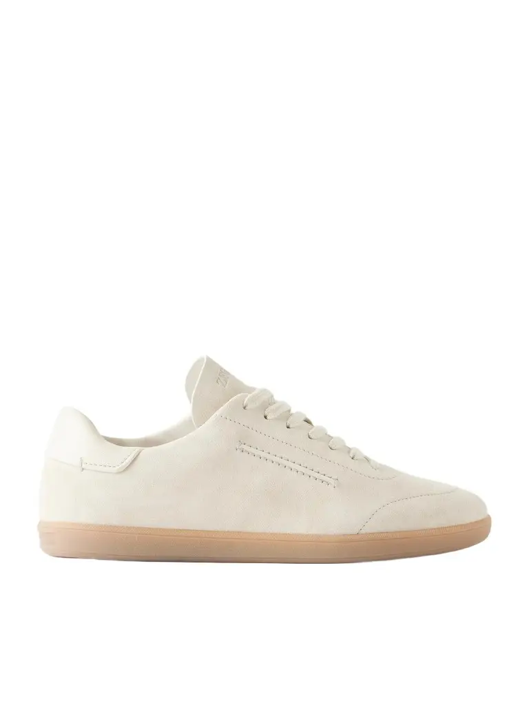 Zegna 232 Leather-Trimmed Suede Sneakers - Men | Image 1 Zegna 232 Leather-Trimmed Suede Sneakers - Men | Image 1