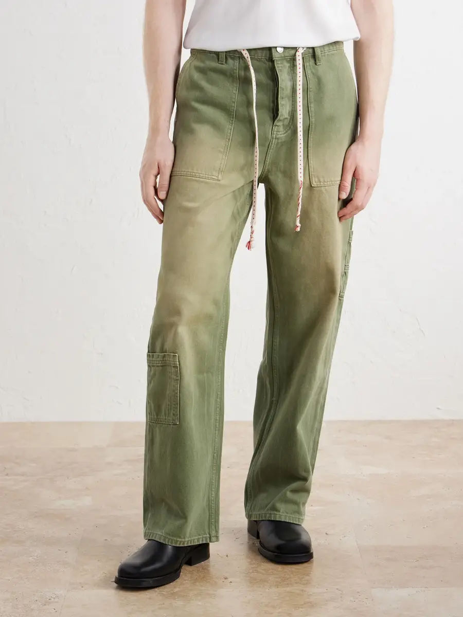 Nahmias Gardener Utility Wide-Leg Drawstring Jeans - Men | Thumbnail 3 Nahmias Gardener Utility Wide-Leg Drawstring Jeans - Men | Thumbnail 3