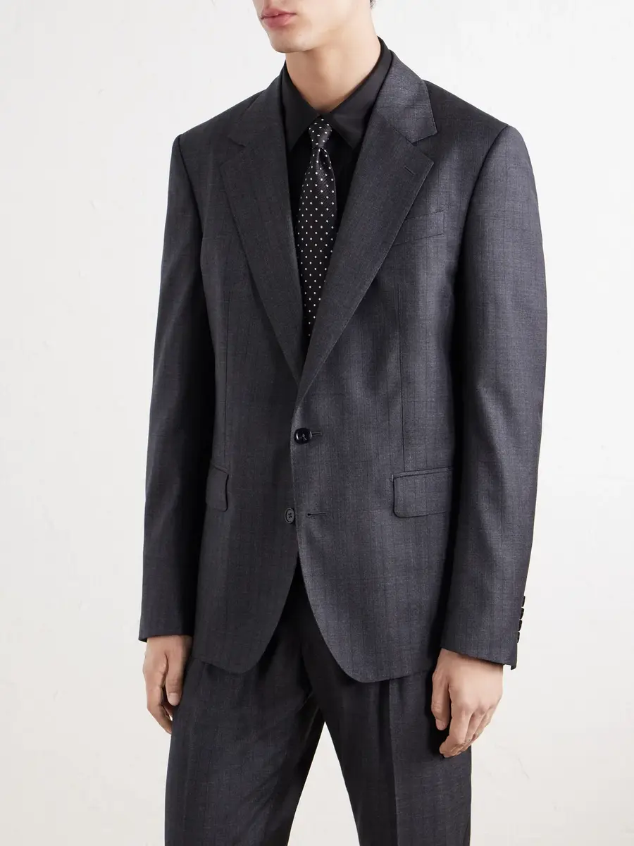 Dolce & Gabbana Pinstriped Virgin Wool Blazer - Men | Thumbnail 3 Dolce & Gabbana Pinstriped Virgin Wool Blazer - Men | Thumbnail 3