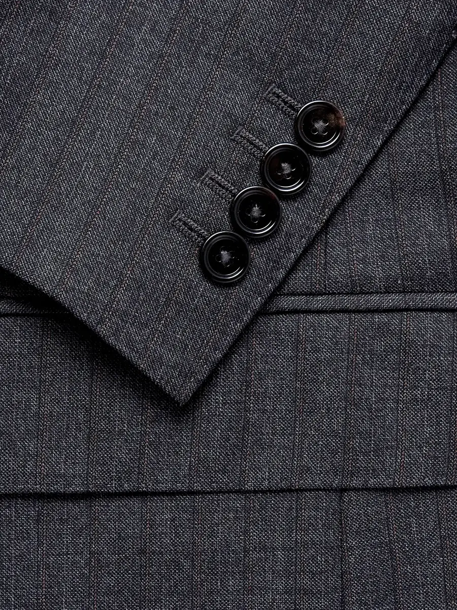 Dolce & Gabbana Pinstriped Virgin Wool Blazer - Men | Thumbnail 6 Dolce & Gabbana Pinstriped Virgin Wool Blazer - Men | Thumbnail 6