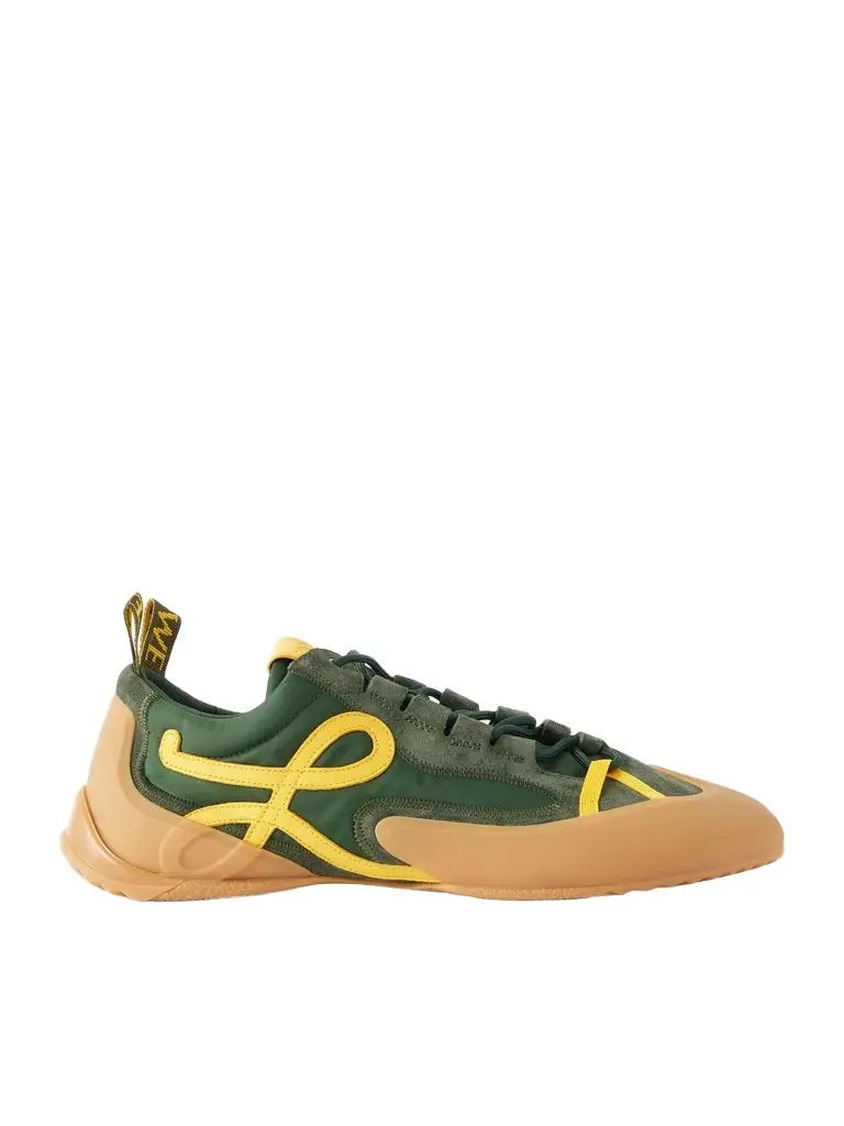 Grip Suede-Trimmed Nylon Sneakers - Men Grip Suede-Trimmed Nylon Sneakers - Men