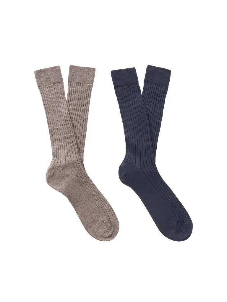 MR P. Two-Pack Cashmere and Silk-Blend Socks - Men | Image 1 MR P. Two-Pack Cashmere and Silk-Blend Socks - Men | Image 1