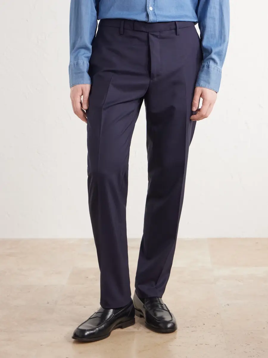 Boglioli Straight-Leg Virgin Wool Trousers - Men | Thumbnail 3 Boglioli Straight-Leg Virgin Wool Trousers - Men | Thumbnail 3