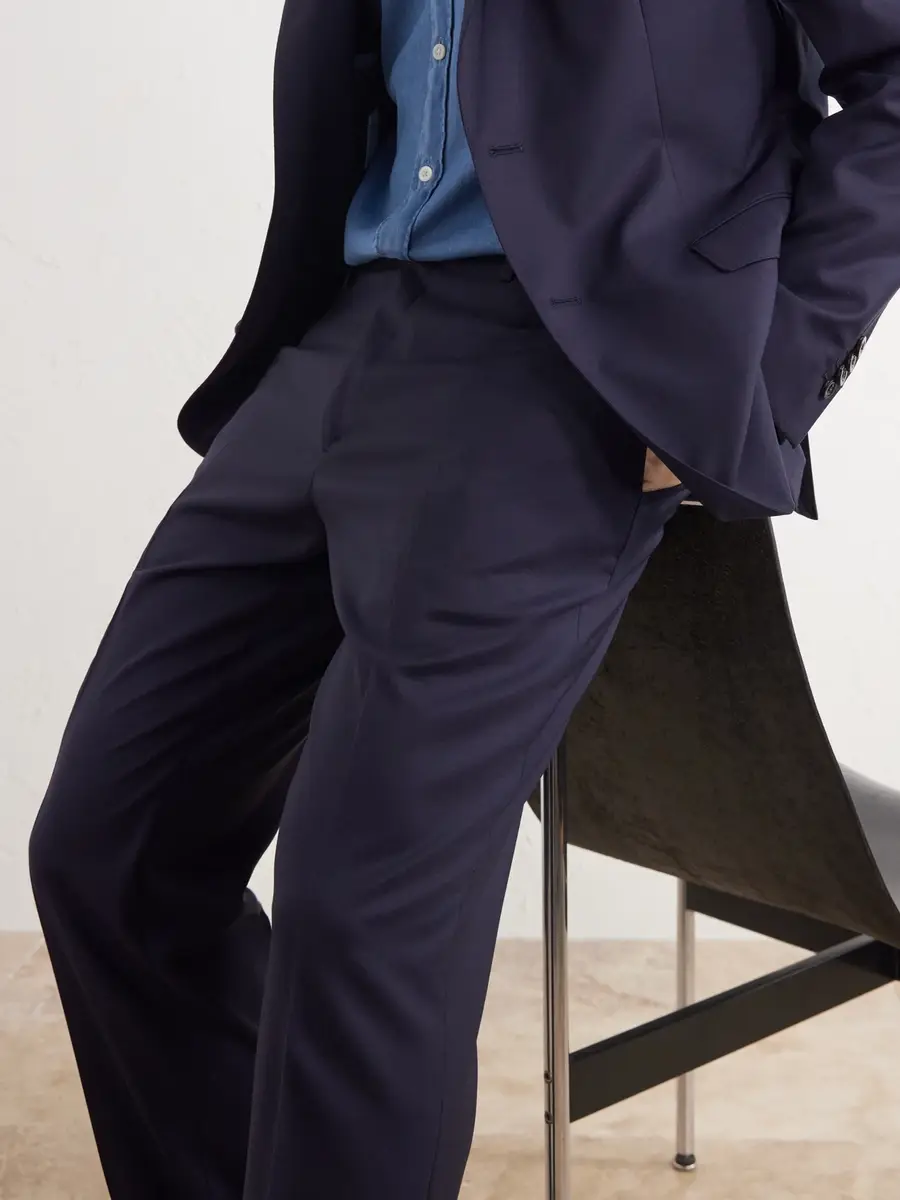 Boglioli Straight-Leg Virgin Wool Trousers - Men | Thumbnail 5 Boglioli Straight-Leg Virgin Wool Trousers - Men | Thumbnail 5