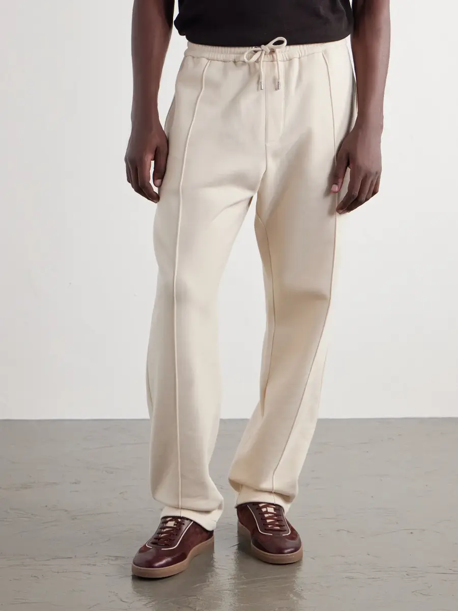 Ralph Lauren Purple Label Cotton and Cashmere-Blend Drawstring Sweatpants - Men | Thumbnail 3 Ralph Lauren Purple Label Cotton and Cashmere-Blend Drawstring Sweatpants - Men | Thumbnail 3