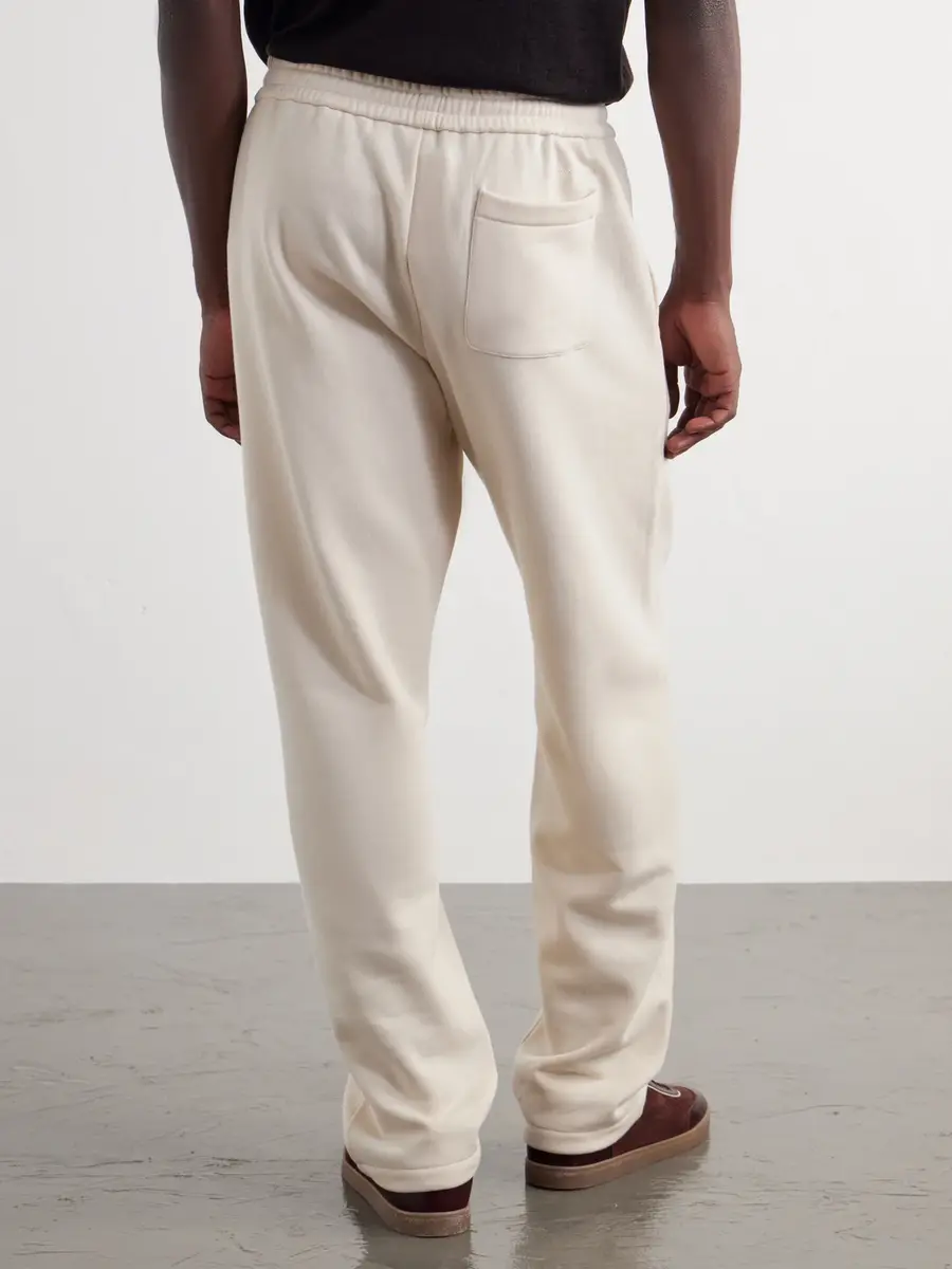 Ralph Lauren Purple Label Cotton and Cashmere-Blend Drawstring Sweatpants - Men | Thumbnail 4 Ralph Lauren Purple Label Cotton and Cashmere-Blend Drawstring Sweatpants - Men | Thumbnail 4