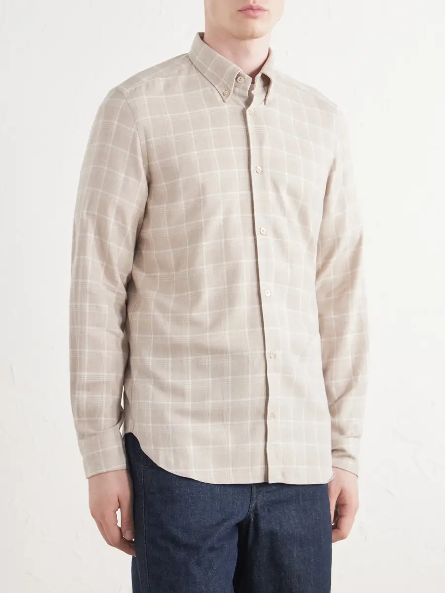 Boglioli Checked Cotton and Lyocell-Blend Shirt - Men | Thumbnail 3 Boglioli Checked Cotton and Lyocell-Blend Shirt - Men | Thumbnail 3