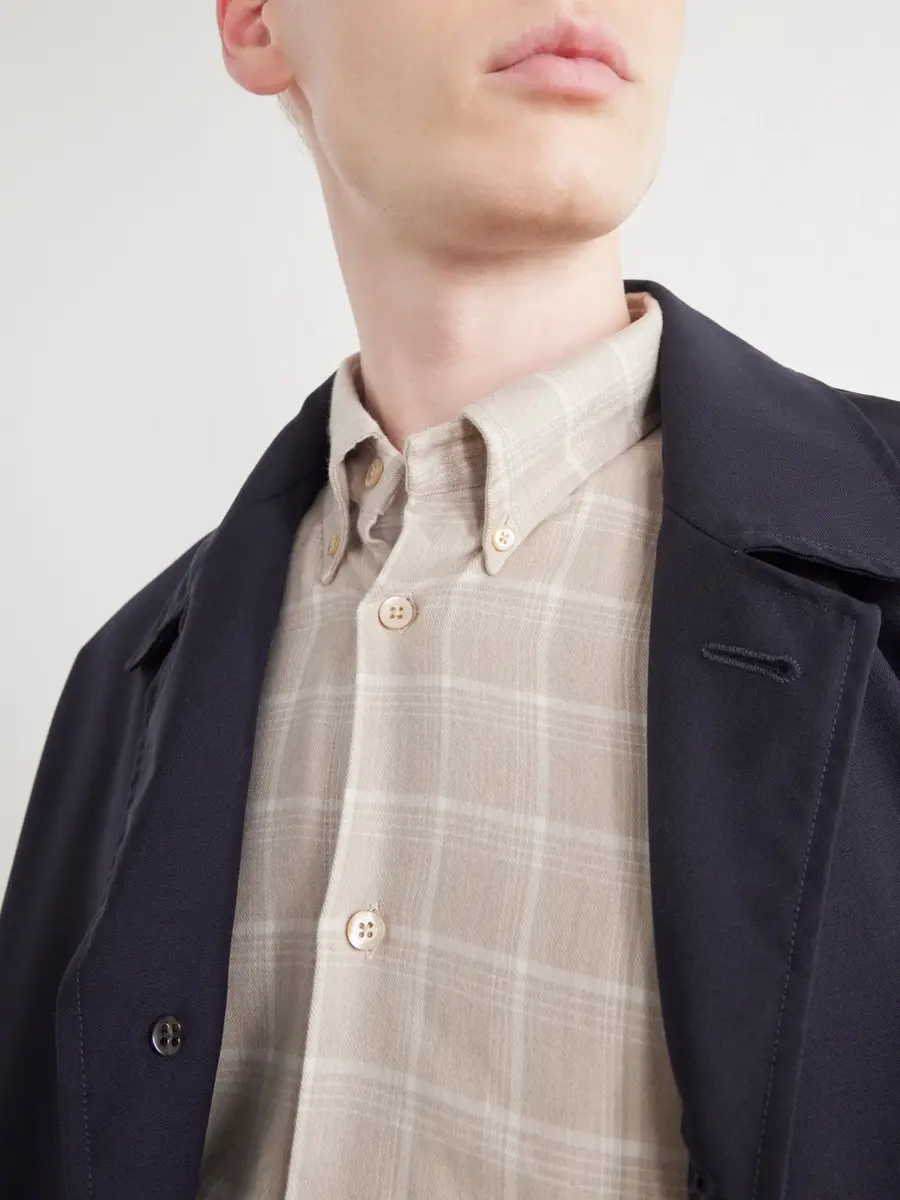 Boglioli Checked Cotton and Lyocell-Blend Shirt - Men | Thumbnail 5 Boglioli Checked Cotton and Lyocell-Blend Shirt - Men | Thumbnail 5