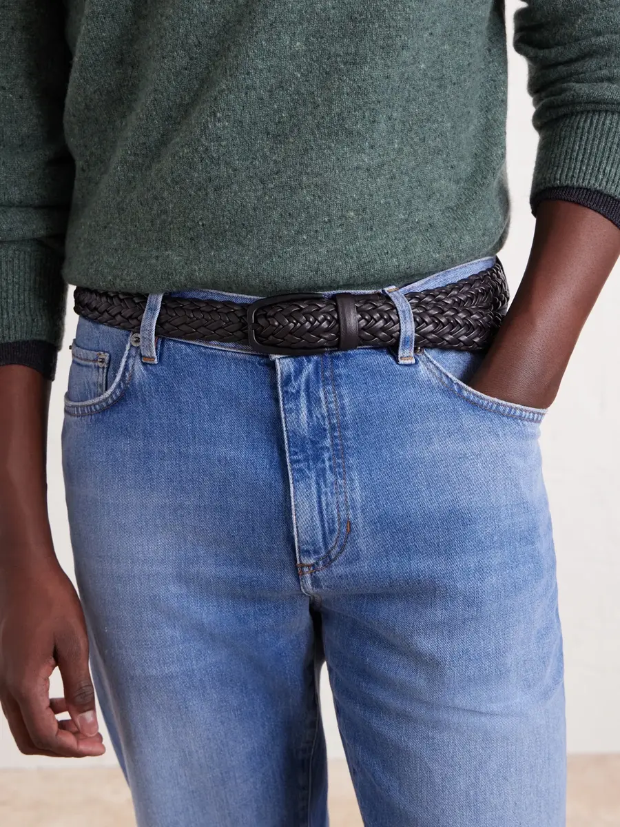 Zegna 3.2cm Braided Leather Belt - Men | Thumbnail 2 Zegna 3.2cm Braided Leather Belt - Men | Thumbnail 2