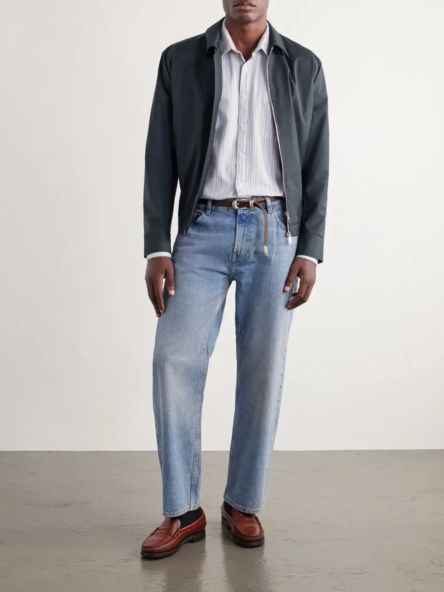 NN07 Deon 50078 Herringbone Organic Cotton Shirt - Men | Thumbnail 2 NN07 Deon 50078 Herringbone Organic Cotton Shirt - Men | Thumbnail 2