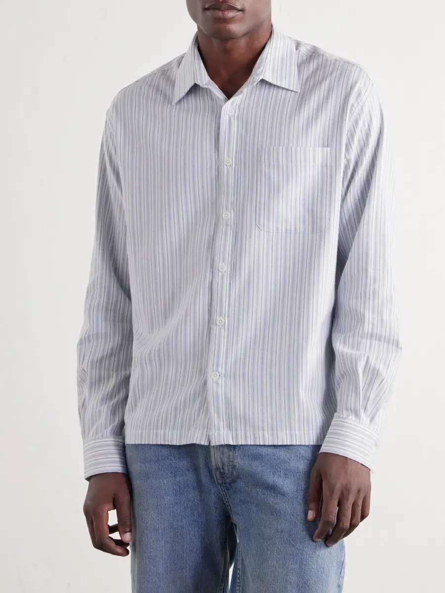 NN07 Deon 50078 Herringbone Organic Cotton Shirt - Men | Thumbnail 3 NN07 Deon 50078 Herringbone Organic Cotton Shirt - Men | Thumbnail 3