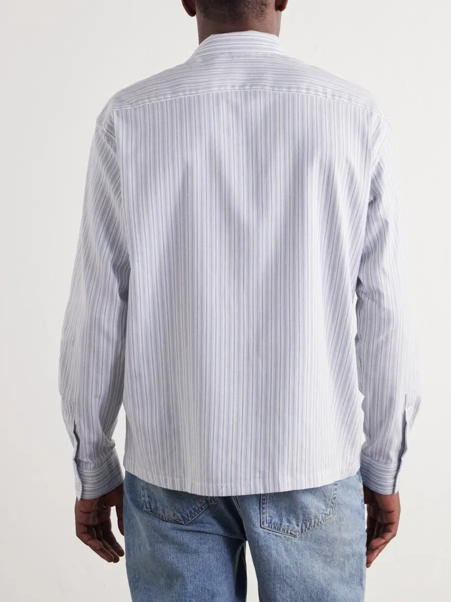 NN07 Deon 50078 Herringbone Organic Cotton Shirt - Men | Thumbnail 4 NN07 Deon 50078 Herringbone Organic Cotton Shirt - Men | Thumbnail 4