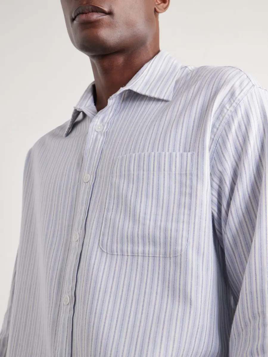 NN07 Deon 50078 Herringbone Organic Cotton Shirt - Men | Thumbnail 5 NN07 Deon 50078 Herringbone Organic Cotton Shirt - Men | Thumbnail 5