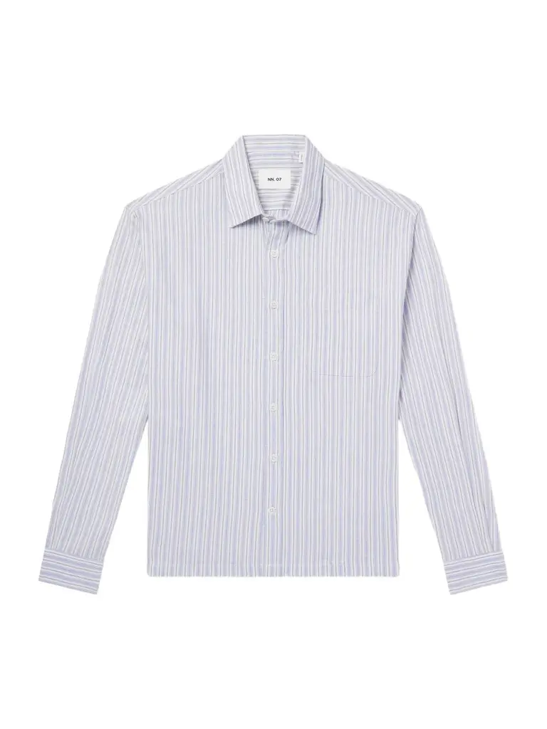NN07 Deon Herringbone Organic Cotton Shirt - Men | Image 1 NN07 Deon Herringbone Organic Cotton Shirt - Men | Image 1