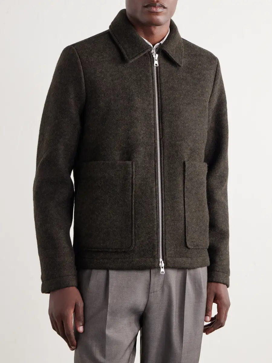 NN07 Gael Brushed Wool-Blend Jacket - Men | Thumbnail 3