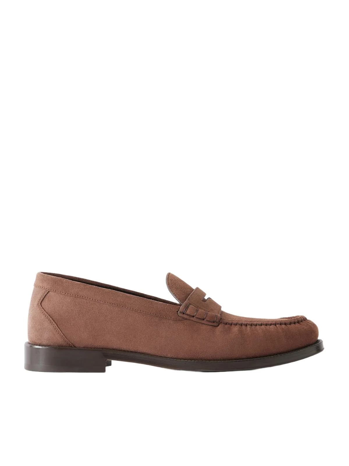 Suede Penny Loafers - Men Suede Penny Loafers - Men