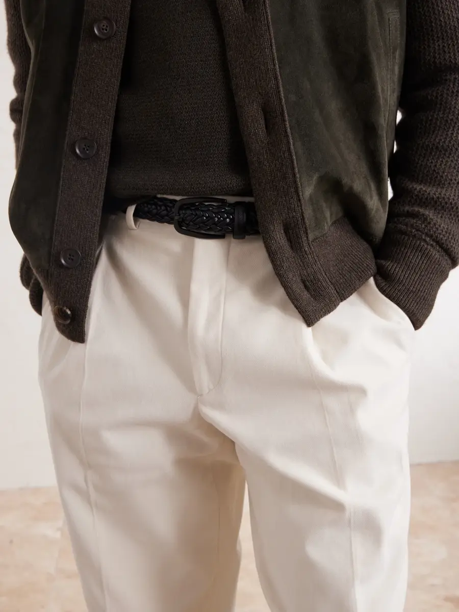 Zegna 3.2cm Braided Leather Belt - Men | Thumbnail 2 Zegna 3.2cm Braided Leather Belt - Men | Thumbnail 2