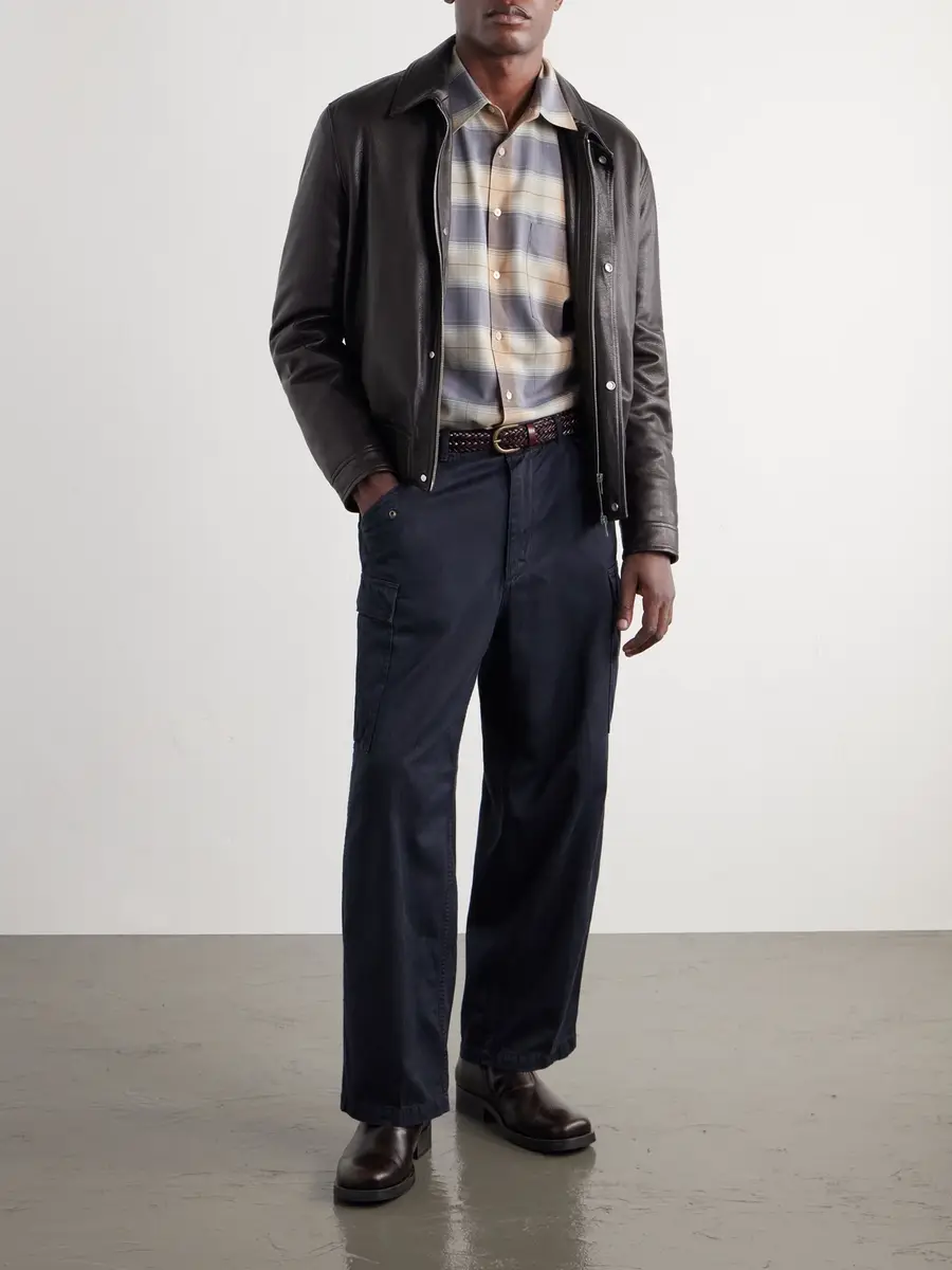 A.PRESSE Cotton-Twill Trousers - Men | Thumbnail 2 A.PRESSE Cotton-Twill Trousers - Men | Thumbnail 2