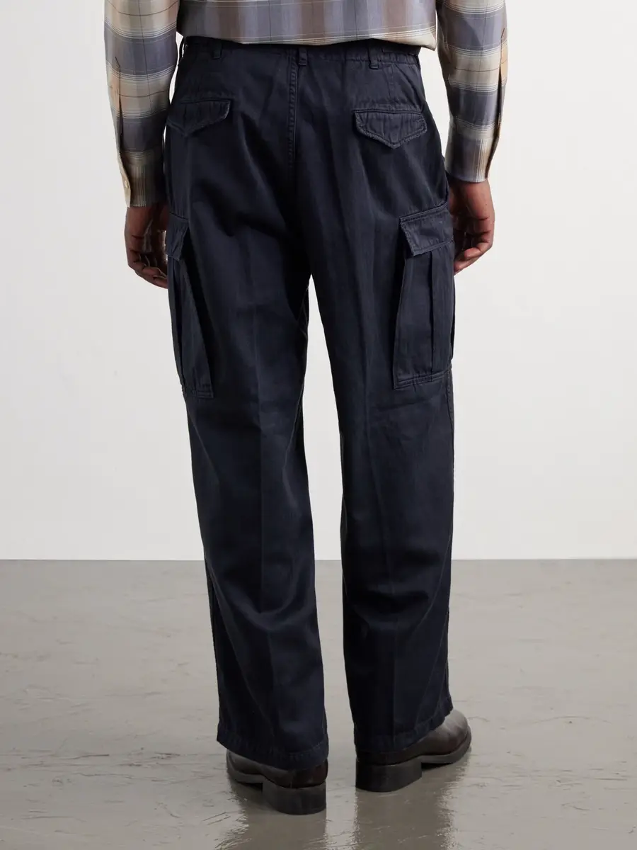 A.PRESSE Cotton-Twill Trousers - Men | Thumbnail 4 A.PRESSE Cotton-Twill Trousers - Men | Thumbnail 4