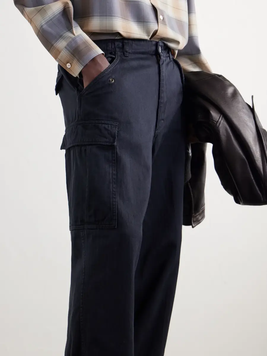 A.PRESSE Cotton-Twill Trousers - Men | Thumbnail 5 A.PRESSE Cotton-Twill Trousers - Men | Thumbnail 5