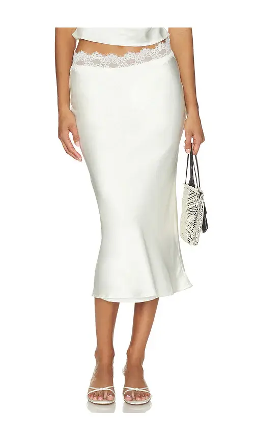 MORE TO COME Rowan Lace Midi Skirt | Image 1 MORE TO COME Rowan Lace Midi Skirt | Image 1