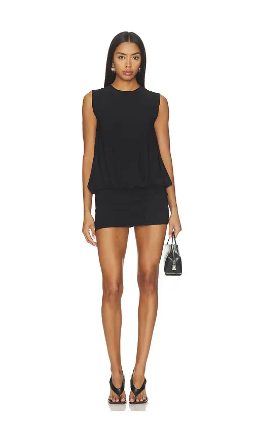 Norma Kamali Babydoll Mini Dress