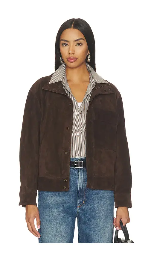 NILI LOTAN Cirque Suede Jacket | Image 1 NILI LOTAN Cirque Suede Jacket | Image 1