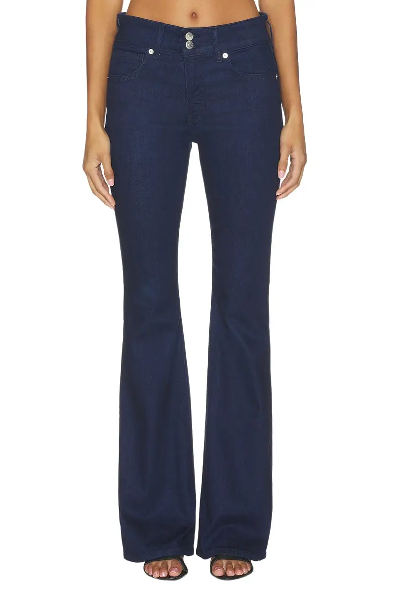 Beverly Mid Rise Skinny Flare Jeans
