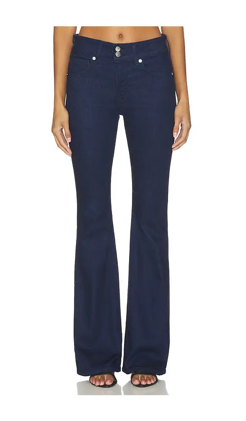 Veronica Beard Beverly Mid Rise Skinny Flare Jeans | Image 1 Veronica Beard Beverly Mid Rise Skinny Flare Jeans | Image 1