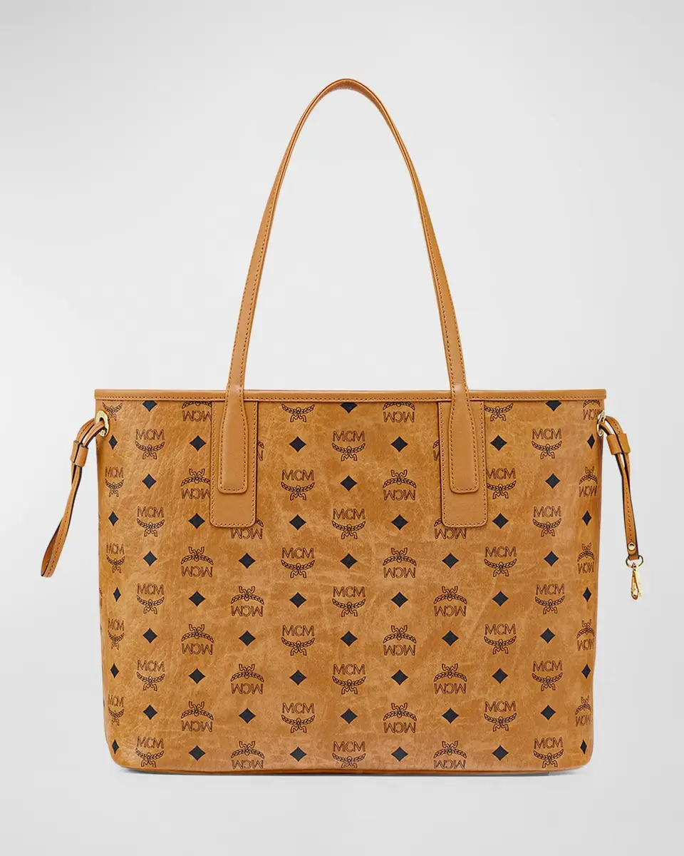 MCM Liz Reversible Medium Visetos Tote Bag | Thumbnail 6