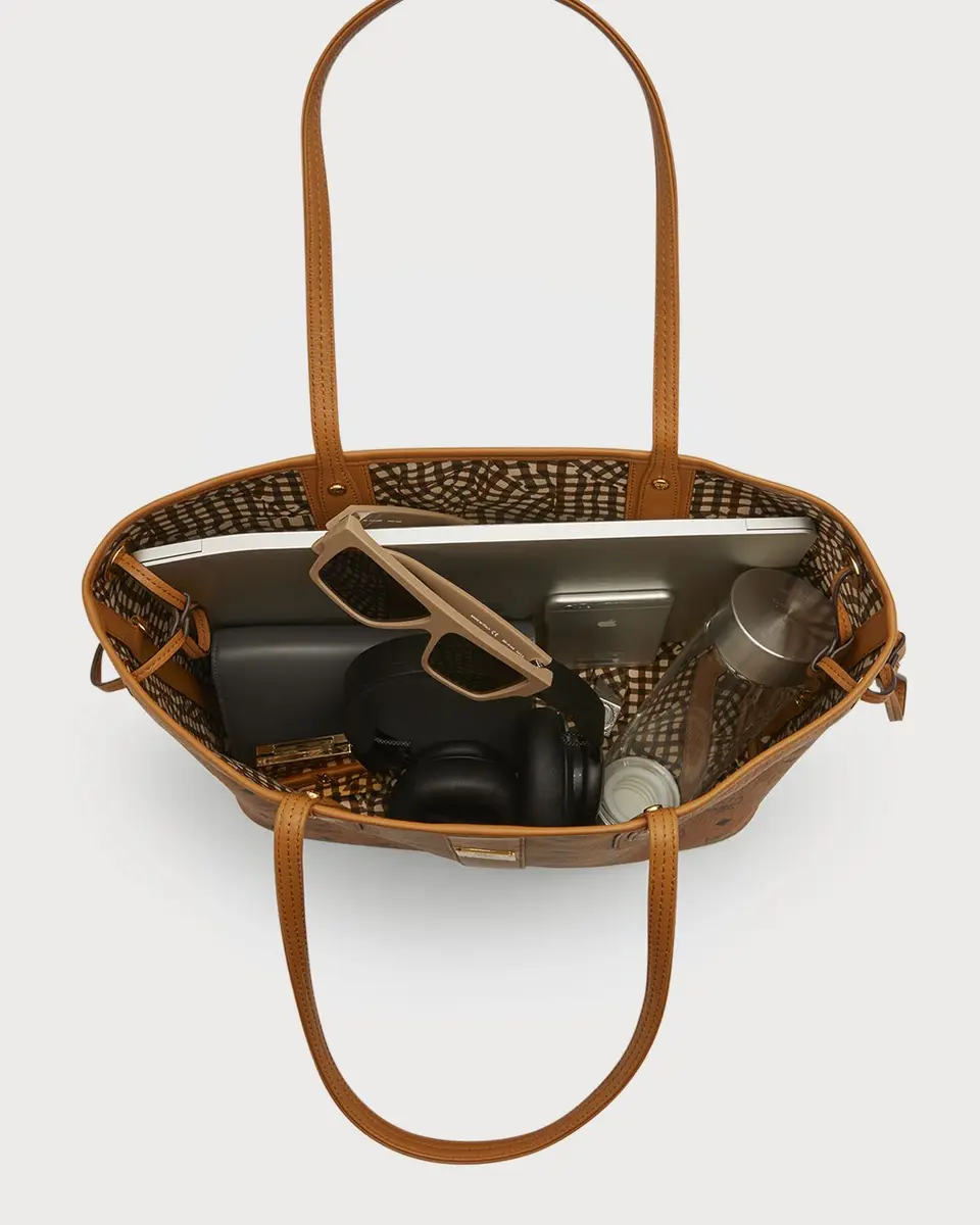MCM Liz Reversible Medium Visetos Tote Bag | Thumbnail 7