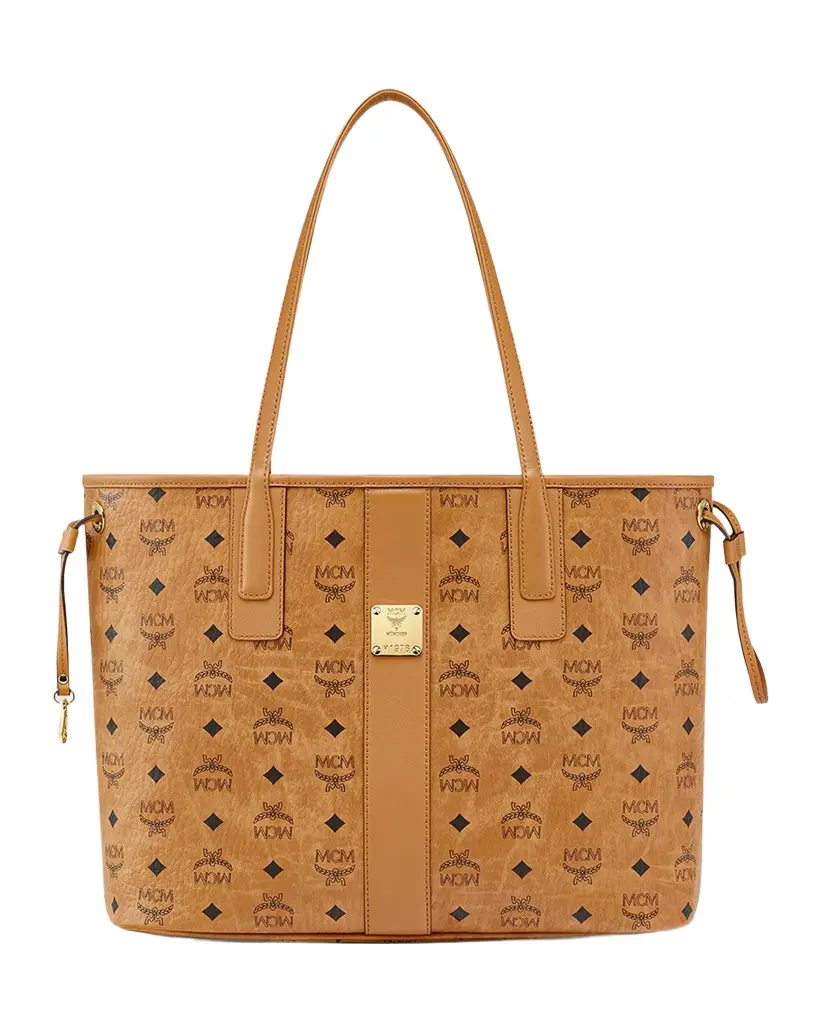 MCM Liz Reversible Medium Visetos Tote Bag