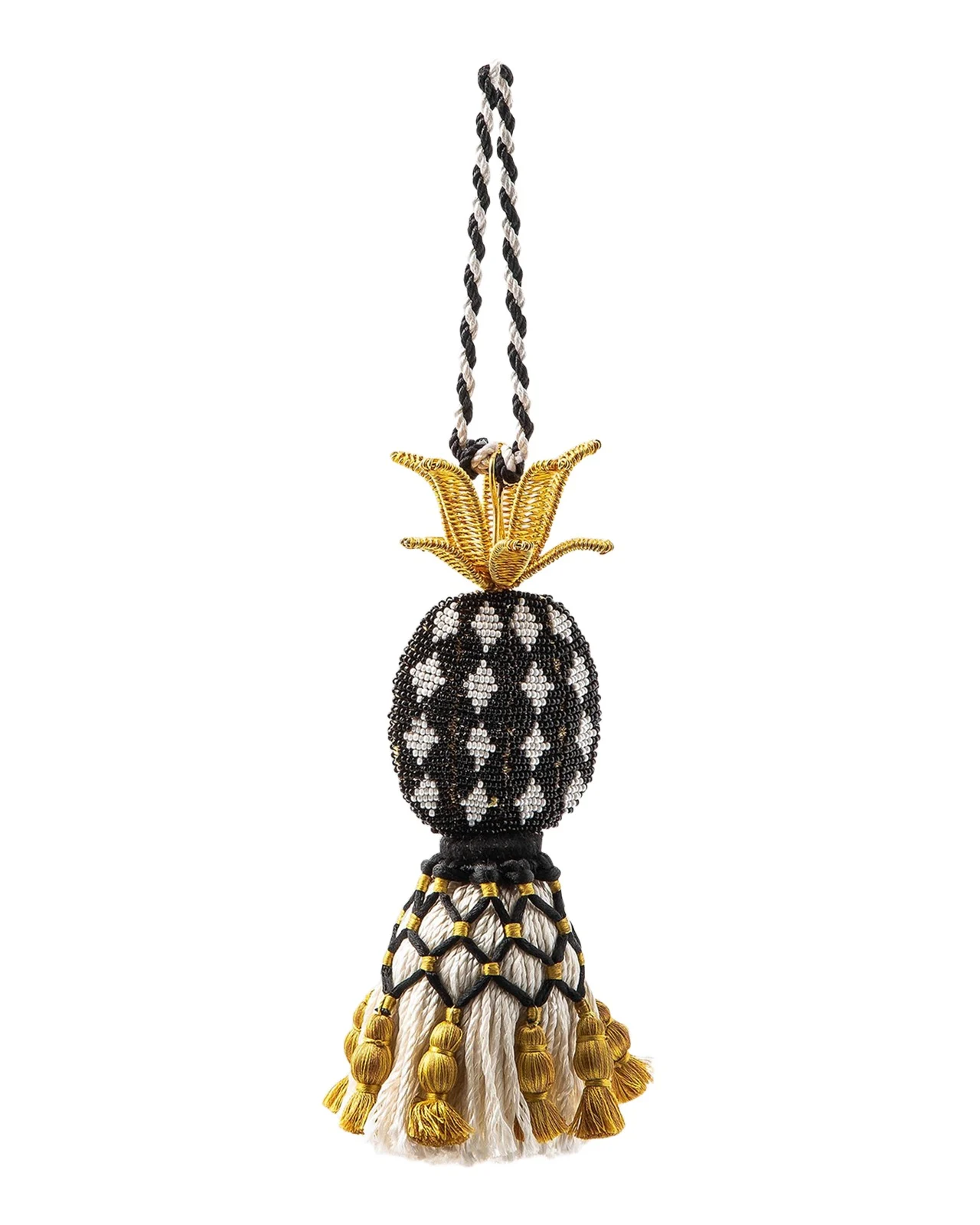 MacKenzie-Childs Beaded Pineapple Tassel