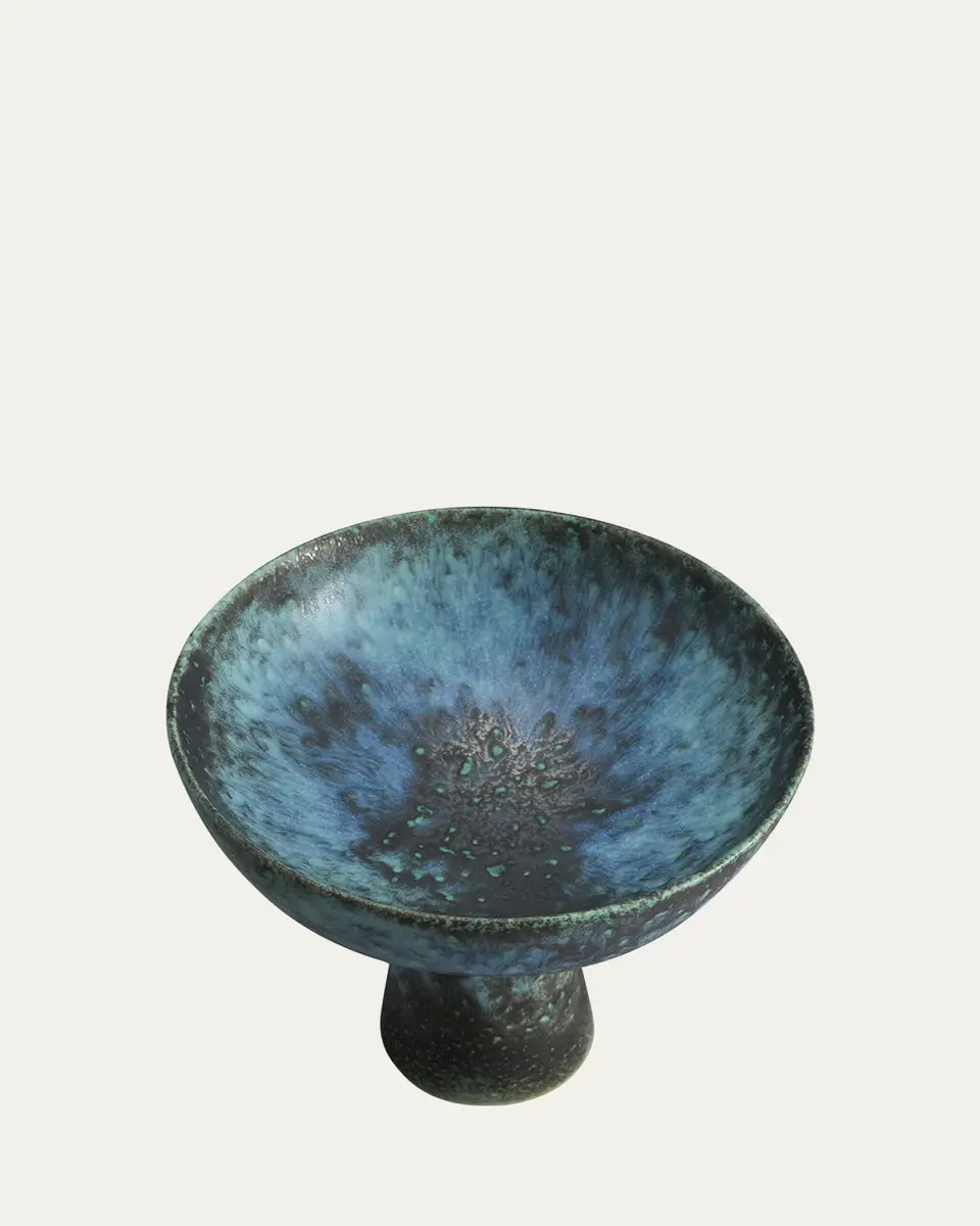 L'Objet 8" Bronze Terra Bowl on Stand | Thumbnail 2 L'Objet 8" Bronze Terra Bowl on Stand | Thumbnail 2