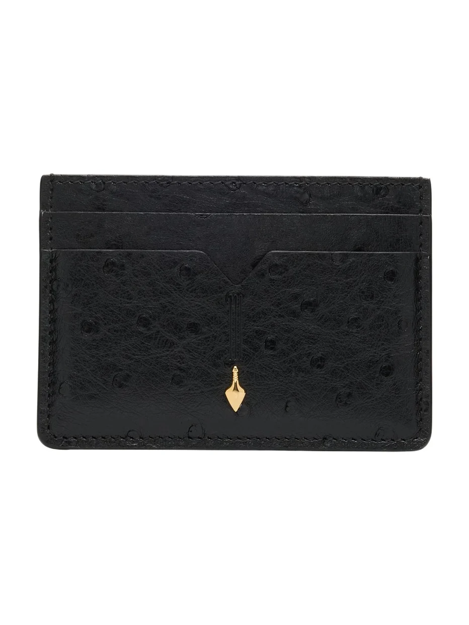 Jacques Marie Mage Men's Theodore Ostrich Card Case