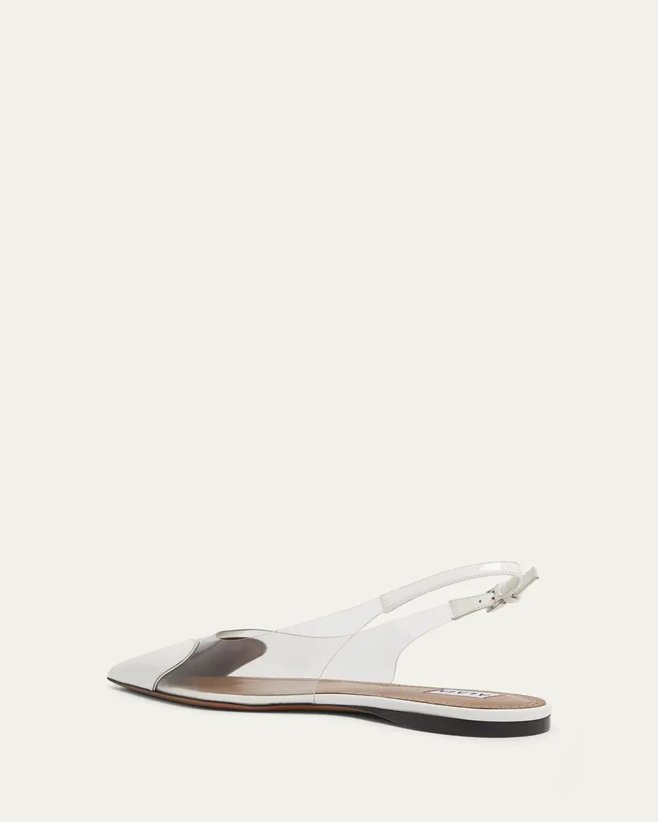 Alaïa Coeur Heart Clear Slingback Ballerina Flats | Thumbnail 4 Alaïa Coeur Heart Clear Slingback Ballerina Flats | Thumbnail 4
