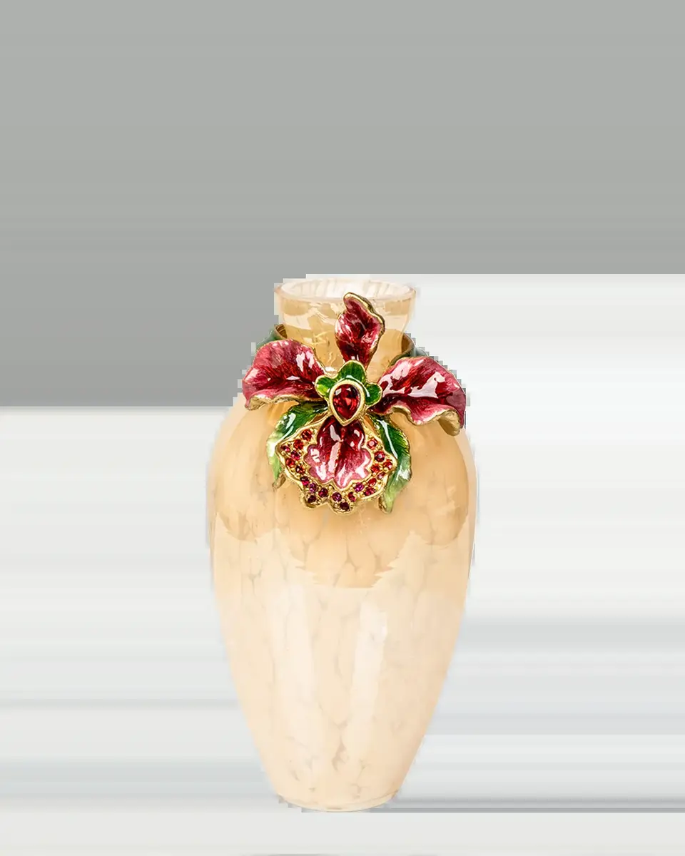 Jay Strongwater Audra Orchid Mini 5" Vase | Thumbnail 2 Jay Strongwater Audra Orchid Mini 5" Vase | Thumbnail 2