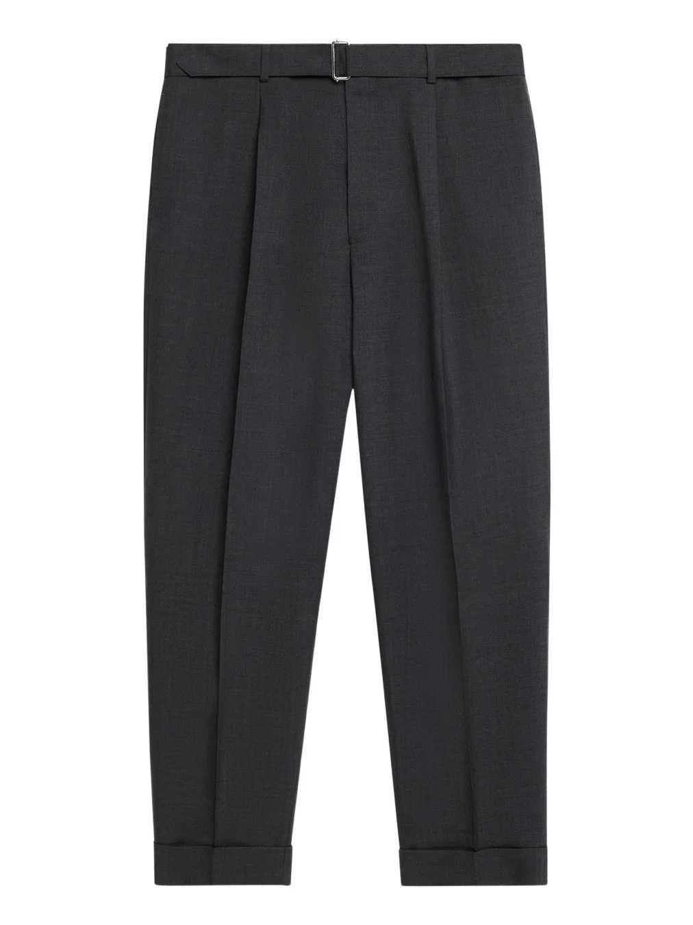 Men's Hugo Wool Self-Belt Pleated Pants Men's Hugo Wool Self-Belt Pleated Pants