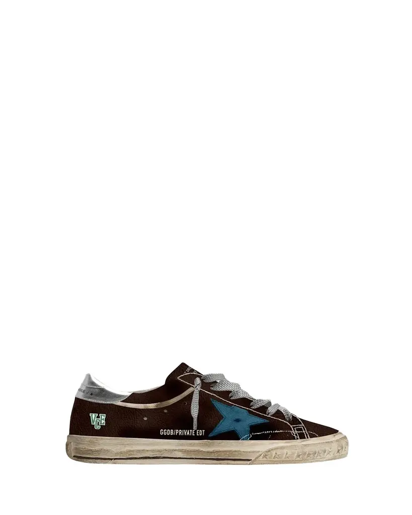 Golden Goose Men's Super-Star Leather Low-Top Sneakers