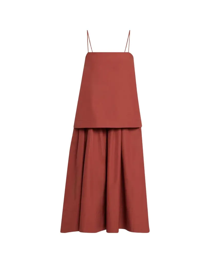 House of Dagmar Cotton Spaghetti-Strap Midi Dress | Image 1 House of Dagmar Cotton Spaghetti-Strap Midi Dress | Image 1